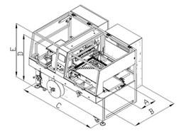 Автоматический упаковочный аппарат для длинномеров MARIPAK модель SSM/40